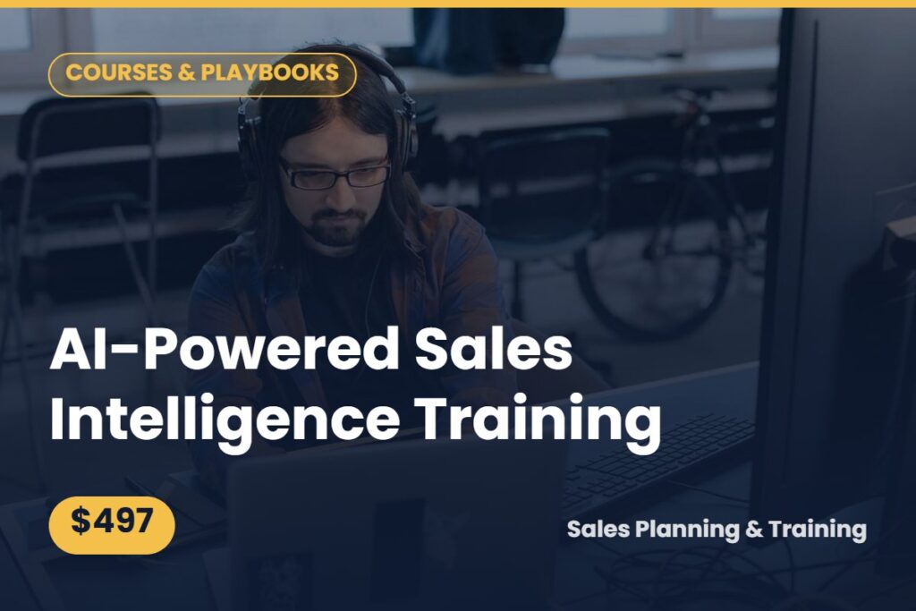 AI-Powered Sales Intelligence Training — $497
