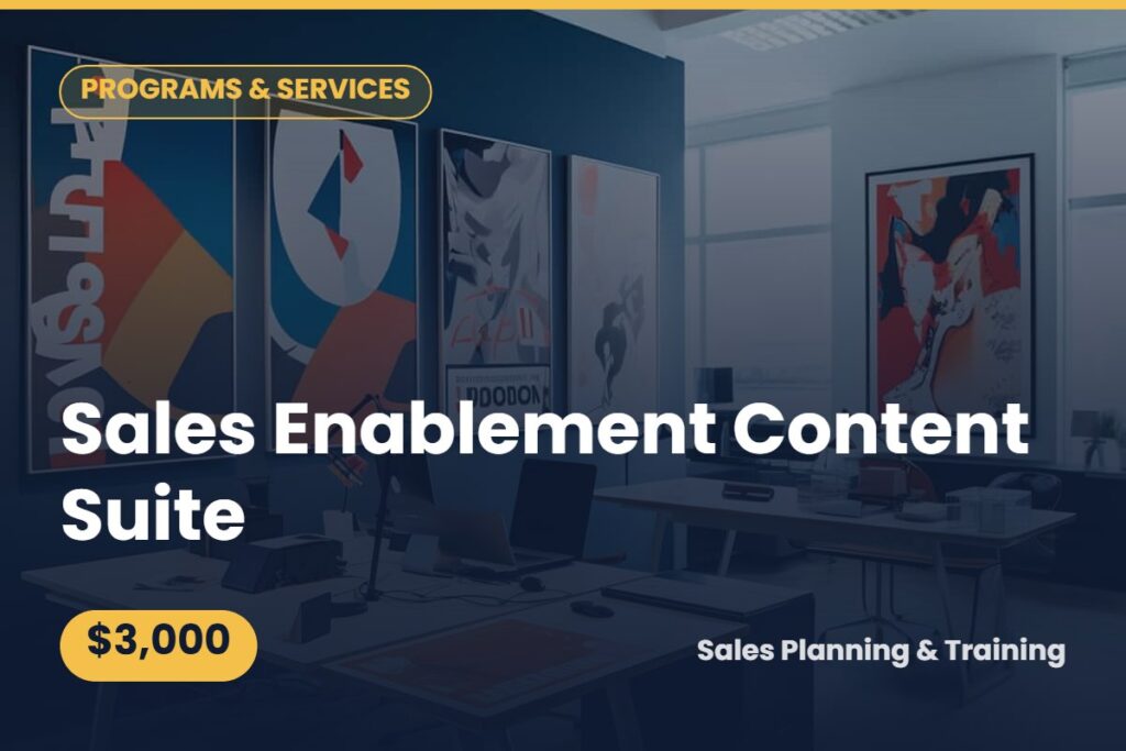 Sales Enablement Content Suite — $3,000
